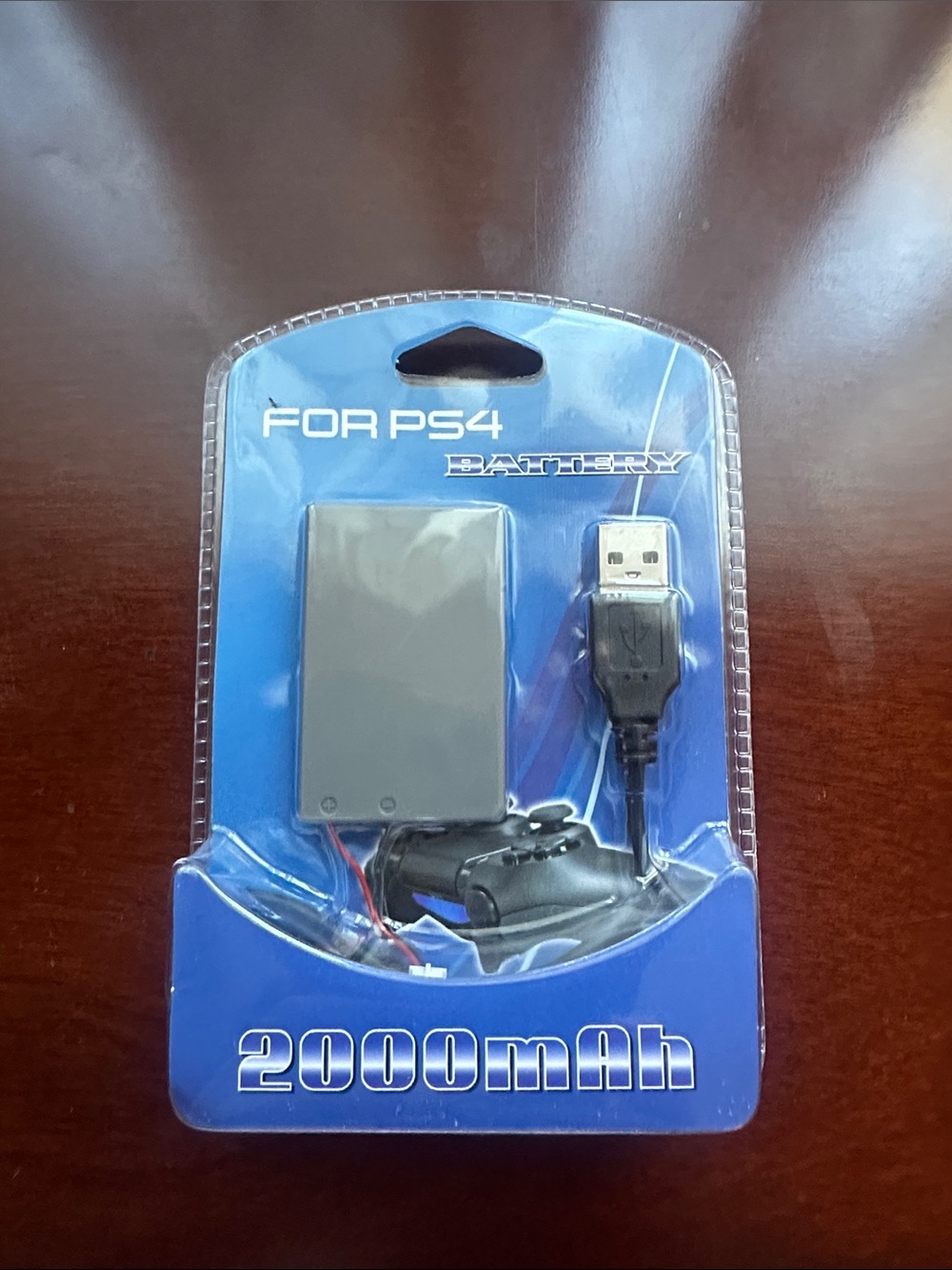 Generic PS4 Replacement Battery Pack 2000mAh - Black